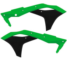Load image into Gallery viewer, Acerbis 17-20 Kawasaki KX250F/ KX250 Radiator Shroud - Green/Black