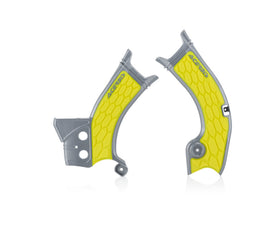 Acerbis 18+ Suzuki RMZ250/ RMZ450 Frame Guards- X-Grip - Black/Yellow