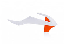 Carregar imagem no visualizador da galeria, Acerbis 16-23 KTM SX65/ 21-23 GasGas MC65 Radiator Shroud - 20 White/ 16 Orange