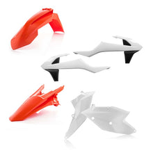 Carregar imagem no visualizador da galeria, Acerbis 16-18 KTM SX125-250/ SX-F250/350/450/ XC-F250-450/ XC Plastic Kit - Orange/White Orig.17