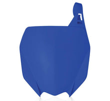 Load image into Gallery viewer, Acerbis 18+ Yamaha YZ125-250/X/ YZ250F/YZ450FX/ YZ450F/ YZ250FX Front Number Plate - Blue