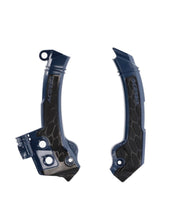 Load image into Gallery viewer, Acerbis 23+ Husqvarna FC/FX/ TC/ TXi/ FE/ TE Frame Guards- X-Grip - Blue/Black