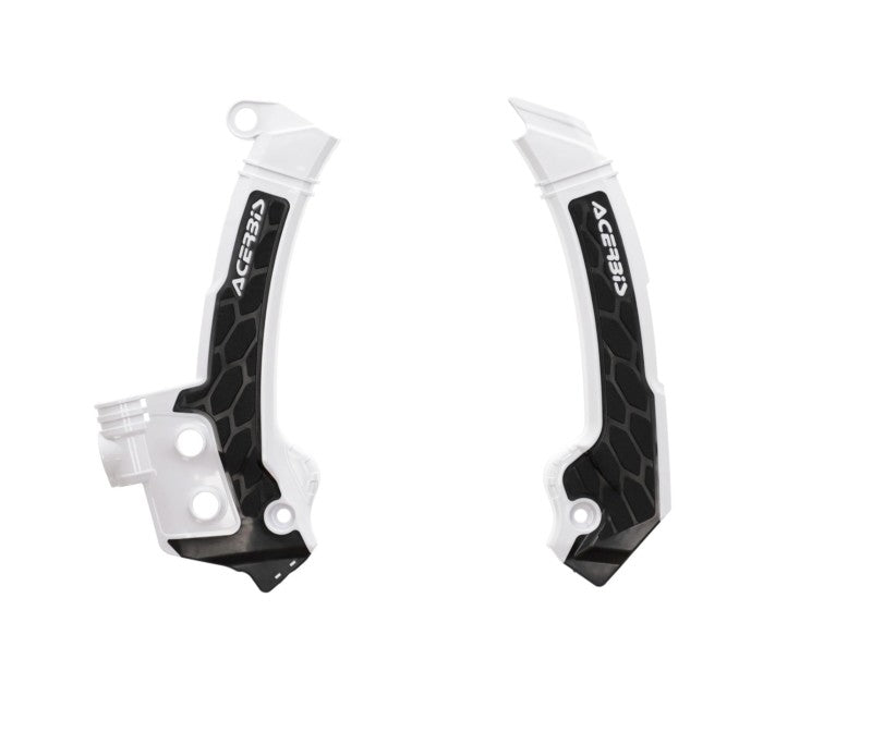 Acerbis 23+ Husqvarna FC/FX/ TC/ TXi/ FE/ TE Frame Guards- X-Grip - White/Black