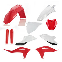 Load image into Gallery viewer, Acerbis 21-23 GasGas MC125/250F/450F/ EX300/250F/350F/450F Full Plastic Kit - Red/White