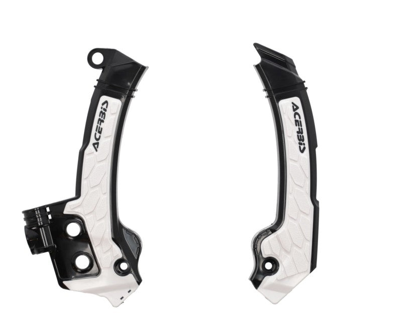 Acerbis 23+ Husqvarna FC/FX/ TC/ TXi/ FE/ TE Frame Guards- X-Grip - Black/White