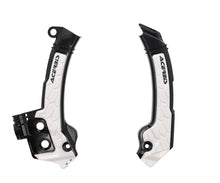 Load image into Gallery viewer, Acerbis 23+ Husqvarna FC/FX/ TC/ TXi/ FE/ TE Frame Guards- X-Grip - Black/White