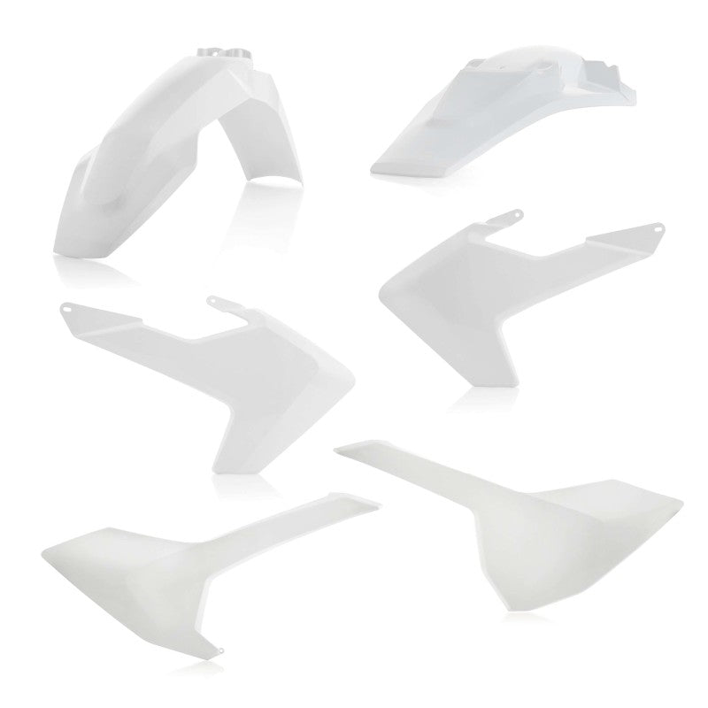 Acerbis 17-19 Husqvarna TE150/250/300/ FE250/350/450/501/ TE250i/ TE300i Plastic Kit - White