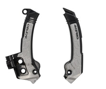 Load image into Gallery viewer, Acerbis 23+ Husqvarna FC/FX/ TC/ TXi/ FE/ TE Frame Guards- X-Grip - Black/Gray