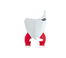 Load image into Gallery viewer, Acerbis 17-21 Honda CRF250R/RX/CRF450R/RX/ 2022 CRF450R-S Raptor Front Number Plate - White/Red