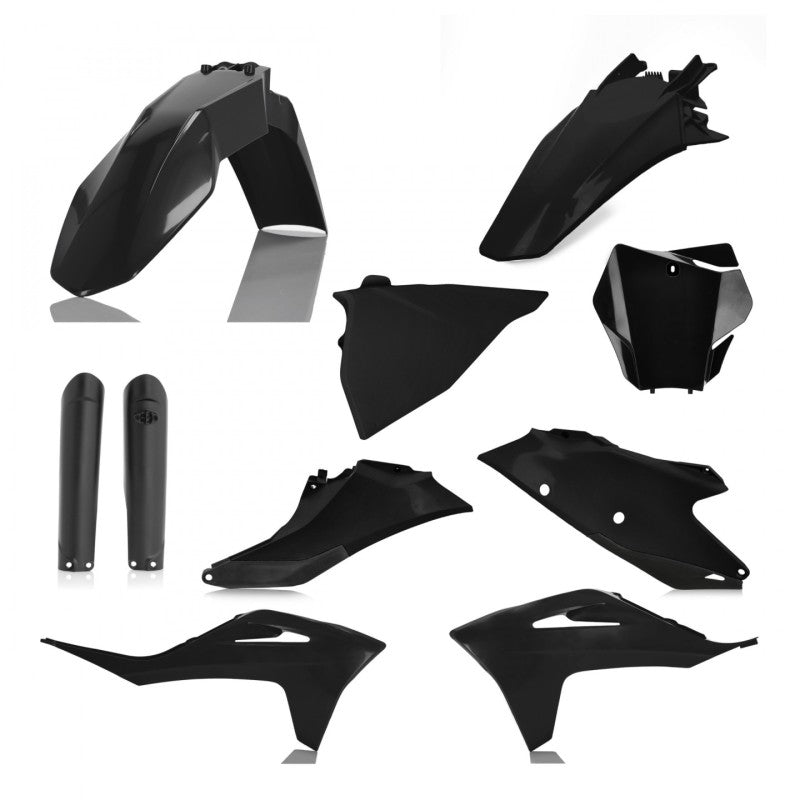 Acerbis 21-23 GasGas MC125/250F/450F/ EX300/250F/350F/450F Full Plastic Kit - Black