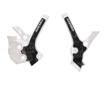 Load image into Gallery viewer, Acerbis 22+ Yamaha YZ85 Frame Guards- X-Grip - White/Black