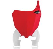 Load image into Gallery viewer, Acerbis 17-21 Honda CRF250R/RX/CRF450R/RX/ 2022 CRF450R-S Raptor Front Number Plate - Red/White