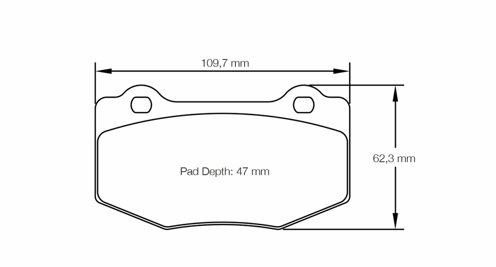 Pagid Chevrolet Camaro SS/1LE, Corvette C7, Z51 RST3 Front Brake Pads