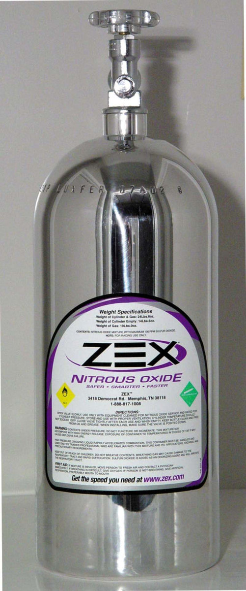 ZEX Nitrous Bottle With Valve – ONERACINGPARTS.COM