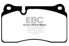 Carregar imagem no visualizador da galeria, EBC 11-14 Audi TT RS 2.5 Turbo Yellowstuff Front Brake Pads