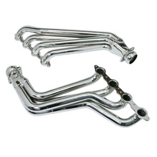 Carregar imagem no visualizador da galeria, BBK 10-15 Camaro LS3 L99 Long Tube Exhaust Headers With Converters - 1-3/4 Chrome
