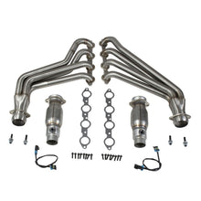 Carregar imagem no visualizador da galeria, BBK 10-15 Camaro LS3 L99 Long Tube Exhaust Headers With Converters - 1-3/4 304 Stainless