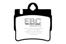 Carregar imagem no visualizador da galeria, EBC 00-03 Mercedes-Benz CL500 5.0 Greenstuff Rear Brake Pads