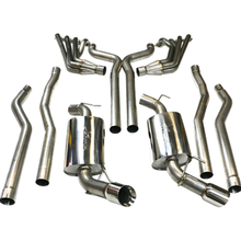 Load image into Gallery viewer, TSP Chevrolet Camaro SS Long Tube Exhaust System, 1-7/8&quot; Stainless Steel Headers, Off-Road X-Pipe, Exhaust Manifold Gaskets w/O2 ext