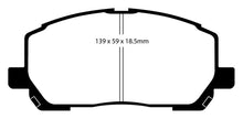 Carregar imagem no visualizador da galeria, EBC 00-03 Toyota Highlander 2.4 2WD Greenstuff Front Brake Pads