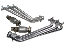 Carregar imagem no visualizador da galeria, BBK 10-11 Camaro V6 Long Tube Exhaust Headers With Converters - 1-5/8 Silver Ceramic