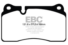 Carregar imagem no visualizador da galeria, EBC 11-14 Audi TT RS 2.5 Turbo Yellowstuff Front Brake Pads