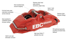 Load image into Gallery viewer, EBC Racing 92-00 BMW M3 (E36) Front Right Apollo-4 Red Caliper (for 330mm Rotor)