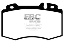 Carregar imagem no visualizador da galeria, EBC 00-01 Mercedes-Benz M-Class (ML) ML430 4.3 Greenstuff Front Brake Pads