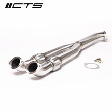 Load image into Gallery viewer, CTS TURBO NISSAN R35 GT-R Y-PIPE/MID-PIPE CATLESS
