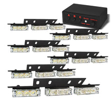 Carregar imagem no visualizador da galeria, Xtune LED Strobe Lights 18 pcs 54 LEDs w/Control Box White ACC-LED-STL54-W