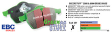 Load image into Gallery viewer, EBC 98-00 Chevrolet Tracker 1.6 (4 Door) Greenstuff Front Brake Pads