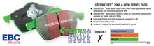 Carregar imagem no visualizador da galeria, EBC 00-02 Dodge Dakota 2WD 2.5 Greenstuff Front Brake Pads