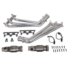 Carregar imagem no visualizador da galeria, BBK 10-11 Camaro V6 Long Tube Exhaust Headers With Converters - 1-5/8 Silver Ceramic