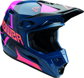 Answer AR1 Vendetta Helmet Dark Blue/Rhodamine/Orange Youth - Large