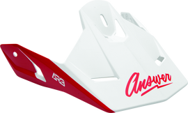Answer AR3 Pace Visor - White/Red/Blue