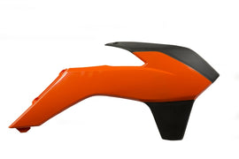 Acerbis 13-16 KTM SX125/150/ SX250/XC/ SX-F/XC-F/ EXC/XC-W/XCF-W Radiator Shroud - 16 Orange/Black