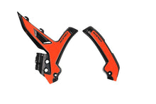 Load image into Gallery viewer, Acerbis 23+ KTM EXC-F/ SX/ SX-F/ XC/ XC-F/ XC-W/ XCF-W Frame Guards- X-Grip - Black/16 Orange
