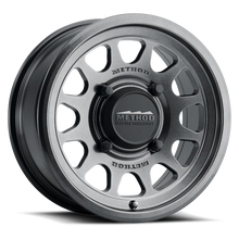 Carregar imagem no visualizador da galeria, Method MR414 Bead Grip 15x7 / 4+3/13mm Offset / 5x4.5 / 76mm CB Graphite Wheel