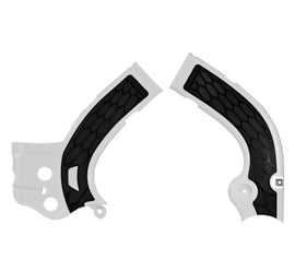 Acerbis 14-16 Yamaha YZ250F/ YZ450F Frame Guards- X-Grip - White/Black