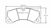 Load image into Gallery viewer, Pagid Racing 4917 RSL29 Compound Brake Pads