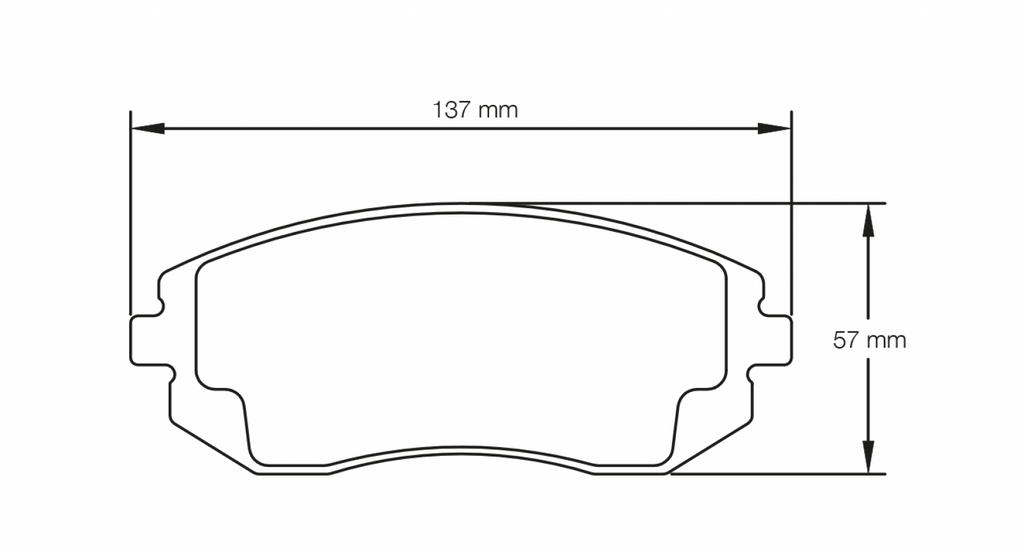 Pagid Racing 8174 RSL1 Compound Brake Pads