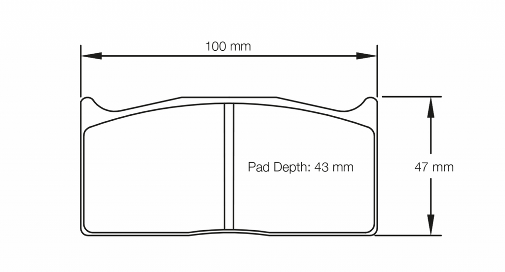 Pagid Racing 1705 RSL29 Compound Brake Pads