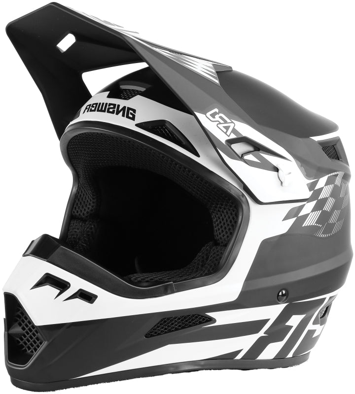 Answer AR1 Sweep Helmet Black/White Youth - Medium