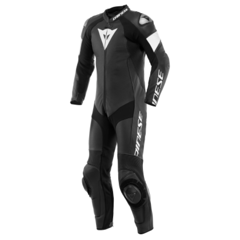 Dainese Tosa 1PC Leather Suit Perforated Black/Black/White Size - 50