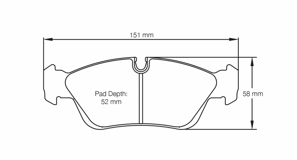 Pagid Racing 2180 RST1 Compound Brake Pads
