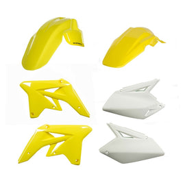 Acerbis 07-09 Suzuki RMZ250 Plastic Kit - Yellow/White Original 07