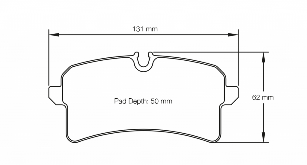 Pagid Racing 4938 RSC1 Compound Brake Pads