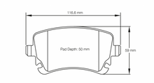Carregar imagem no visualizador da galeria, Pagid Racing 8039 RSL19 Compound Brake Pads