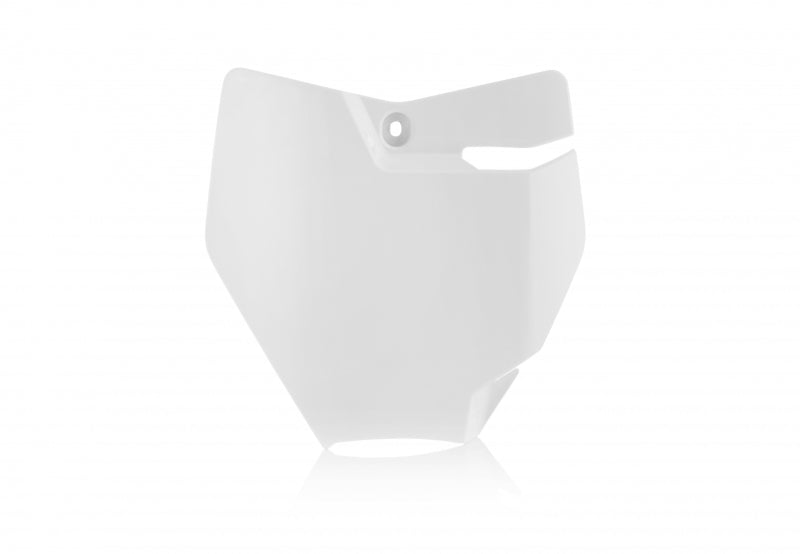 Acerbis 16-23 KTM SX65/ 21-23 GasGas MC65 Front Number Plate - White