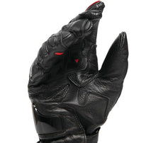 Load image into Gallery viewer, Dainese Druid 4 Leather Gloves Black/Lava-Red/White - Small